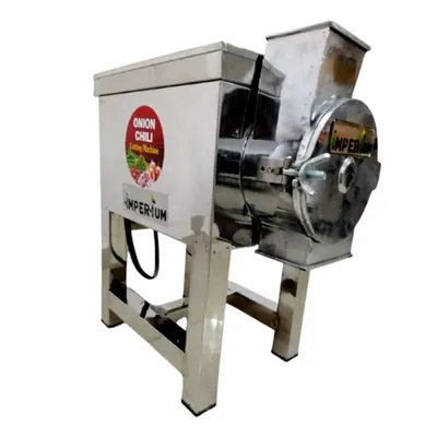Imperium 1 HP Onion & Chili Cutter Machine with Single Phase 1 HP Motor and 60 kg/hour Output Capacity