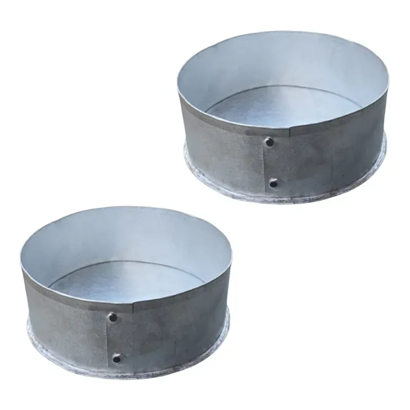 Heavy Duty Long Lasting (Pack of 2) Aluminum 9 Inch Round Shape Cake Moulds for Bakery & Commercial Use