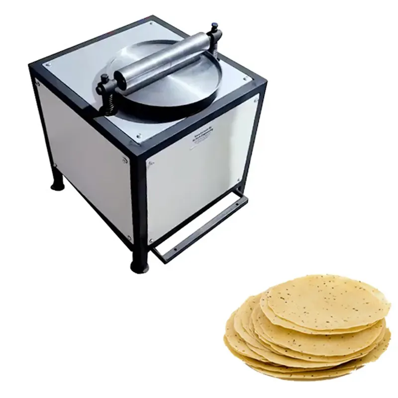 Automatic SS Papad Rolling Machine, 60 kg/day Capacity (Mini Model)