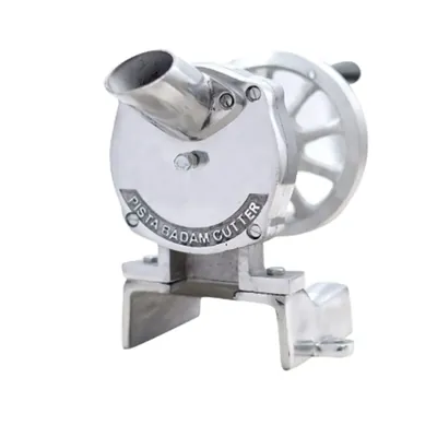 AJ Gurumac Aluminum Hand Operated Pista Badam and Dry Fruit Slicer Machine, 22.9 x 10.2 x 12.7 cm, Aluminium