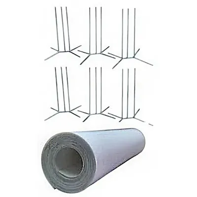 GKI POULTRY 30 ft Plastic Round Chick Guard With 6 Stands & 600 Birds Capacity For Brooding