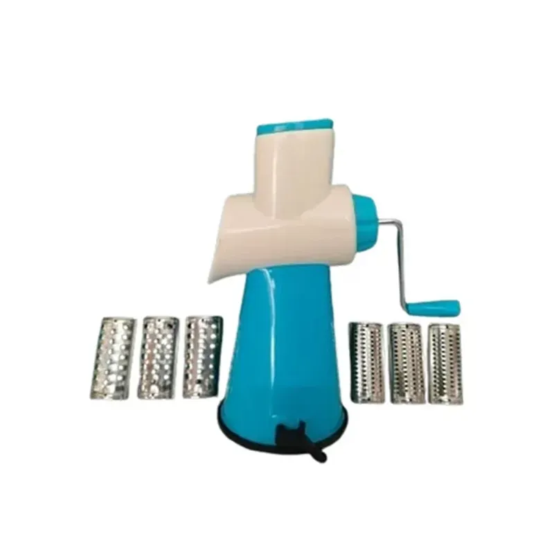 GLP Portable Manual Hand Press Juicer and Slicer with 3 Rotary Blade (Pack of 8)