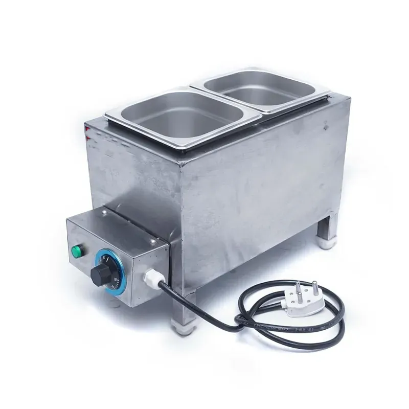 2 Pot Stainless Steel Chocolate Melter with Adjustable Temperature Control