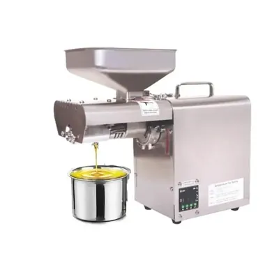 Premium 700 W Mini Cold Oil Seeds Press/Expeller Machine, Stainless Steel Body, 3 to 4 kg/hr Output With 1 Year Warranty
