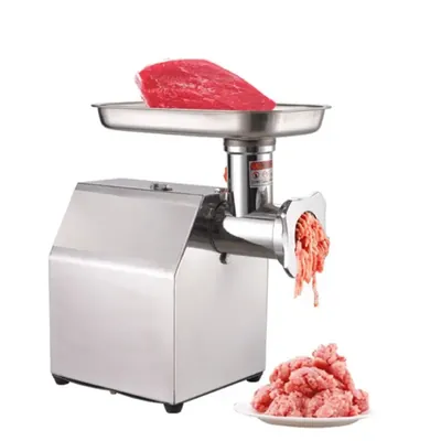 ASHIER Countertop Stainless Steel Meat Mincer, 1.1 kW, 350 kg/ Hr