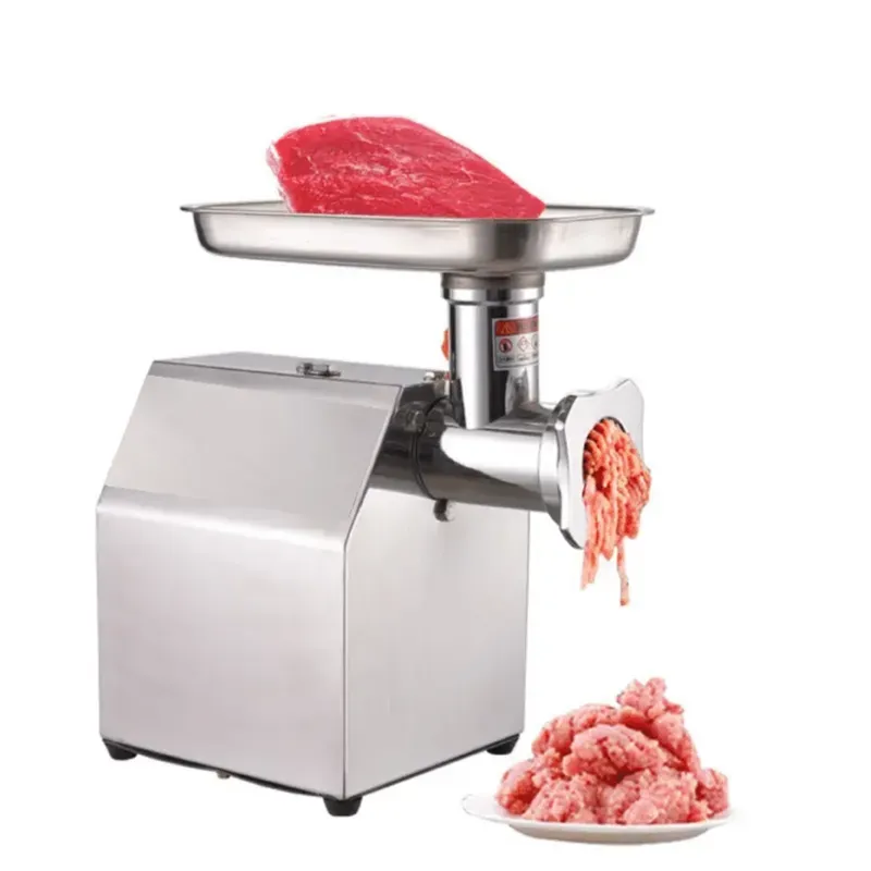 ASHIER Countertop Stainless Steel Meat Mincer, 1.1 kW, 350 kg/ Hr