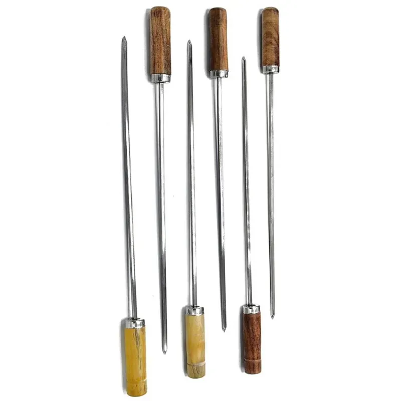 16 Inch Stainless Steel Tandoor Skewers (Pack of 6)