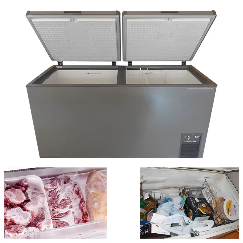 Voltas 500 Litre Heavy Duty Double Door Convertible Deep Freezer, CVF500DA4-P