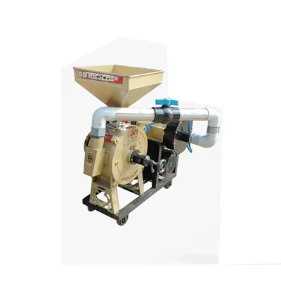 AMAR 14 Inch Dal Mill Machine with 3 HP 1440 RPM Motor, 70-90 kg/hr Output for Commercial Pulse Processing