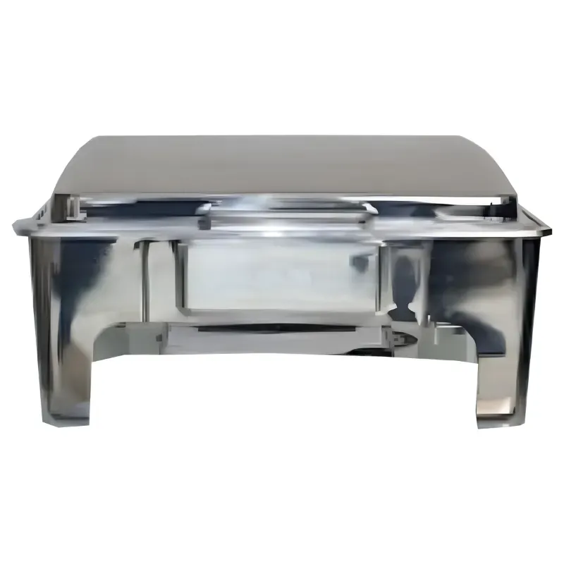 9 Litre Rectangle Hydraulic Chafing Dish With Stainless Steel Body