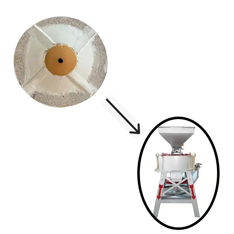 Red Emery Stone only Runner for 14 Inch Commercial Atta Chakki