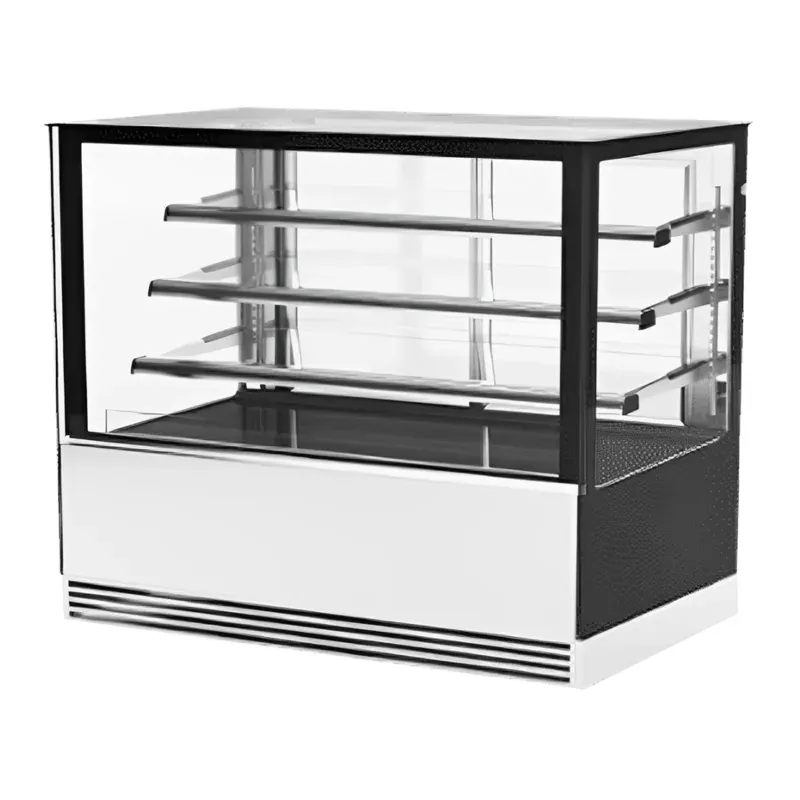 Elanpro EDC 1201 F3 Titanium Refrigerated Flat Showcase with Heated Glass