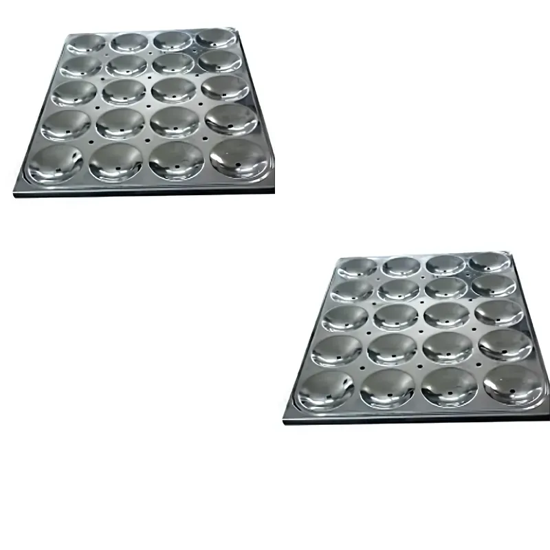 16.5 x 20.5 Inch 20 Cavity Regular Idli Tray, Stainless Steel 304 (Pack of 2)