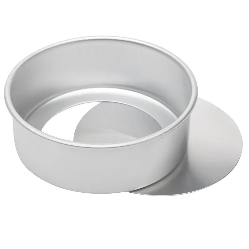 9 Inch Round Bottom Removable Cake Pan Aluminium Mould for Oven
