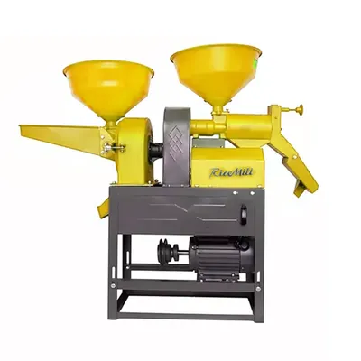 3 HP Rice Milling Machine with Grinder, 200 kg/hr (Motor Included)