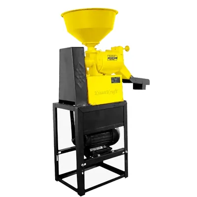 KisanKraft 3 HP Rice Mill with Motor, KK-RM-6NF4X