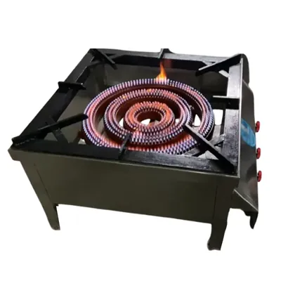 Heavy Duty 29 x 29 x 18 Inch SS 3 Ring Korean Burner Biryani Bhatti