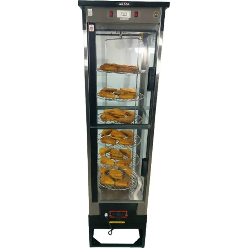 AKASA 1250 W Electric Rotary Food Warmer (RW 1204 SS) For Hotels, Restaurants, Bakeries, Sweet shops, Canteens
