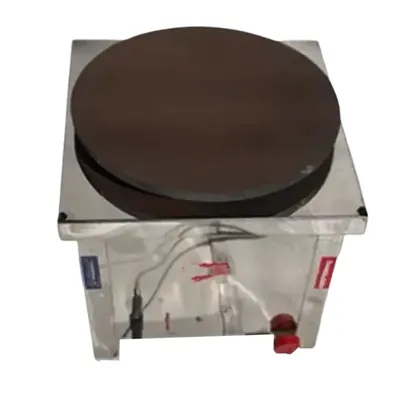 18 Inch Rotating Plate Dosa Bhatti for Commercial Kitchens, Street Food Vendors