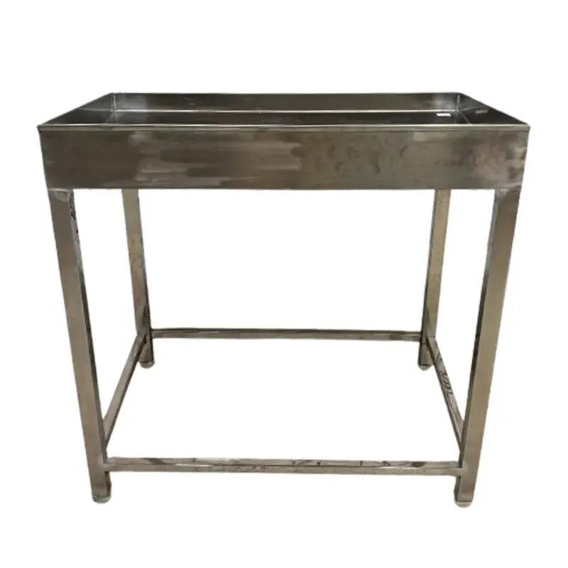 GBE 36 x 24 x 32 Inch Roti Table With Stainless Steel Body and 6 Inch Backsplash for Commercial Kitchen