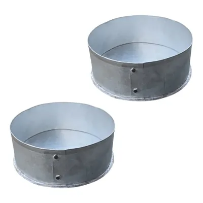 Heavy Duty (Pack of 2) 11 Inch Round Shape Cake Moulds With Aluminum Body for Bakery & Commercial Use