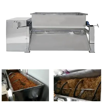 5 ft Drum Length Namkeen Masala Mixing Machine with 2 HP Motor