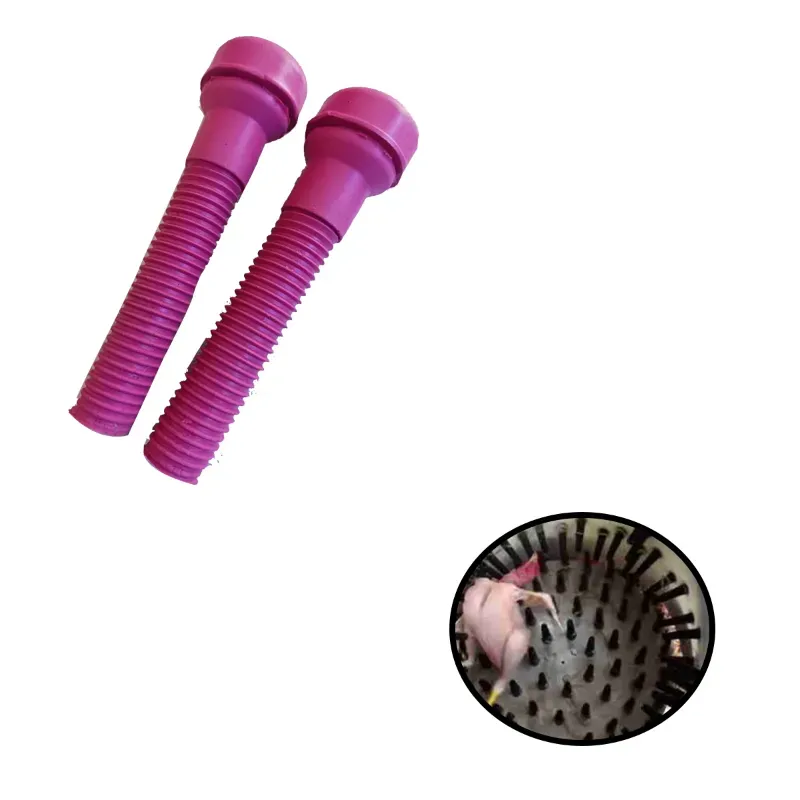 98 mm length Rubber Finger for Chicken Defeather Machine, Pack of 10