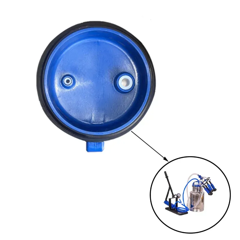 12 Litre Milk Bucket Lid With Rubber Gasket For Hand Operated Milking Machines