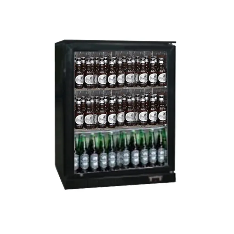 TRUFROST BBB 100 Single Door Back Bar with Elegant Black Interiors for Fine Dining Restaurants