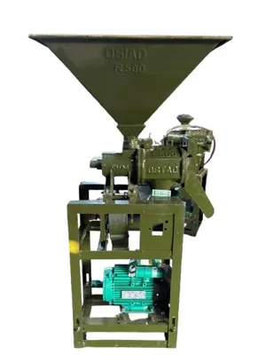 OSTAD R500 Rice Mill Machine With 3 HP Crompton Motor