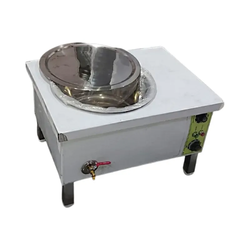 Heavy Duty SS 1 Pot Electric Bain Marie 1.5 kW, with 20 Litre Round Container for Buffet Warmer, Restaurants & Catering