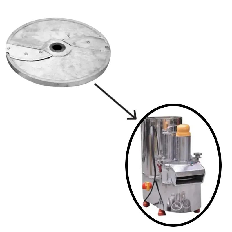 3 mm Slicer Blade For Heavy Duty Stainless Steel Vegetables Cutting Machine 150-200 kg/Hr Capacity with 1 HP Motor