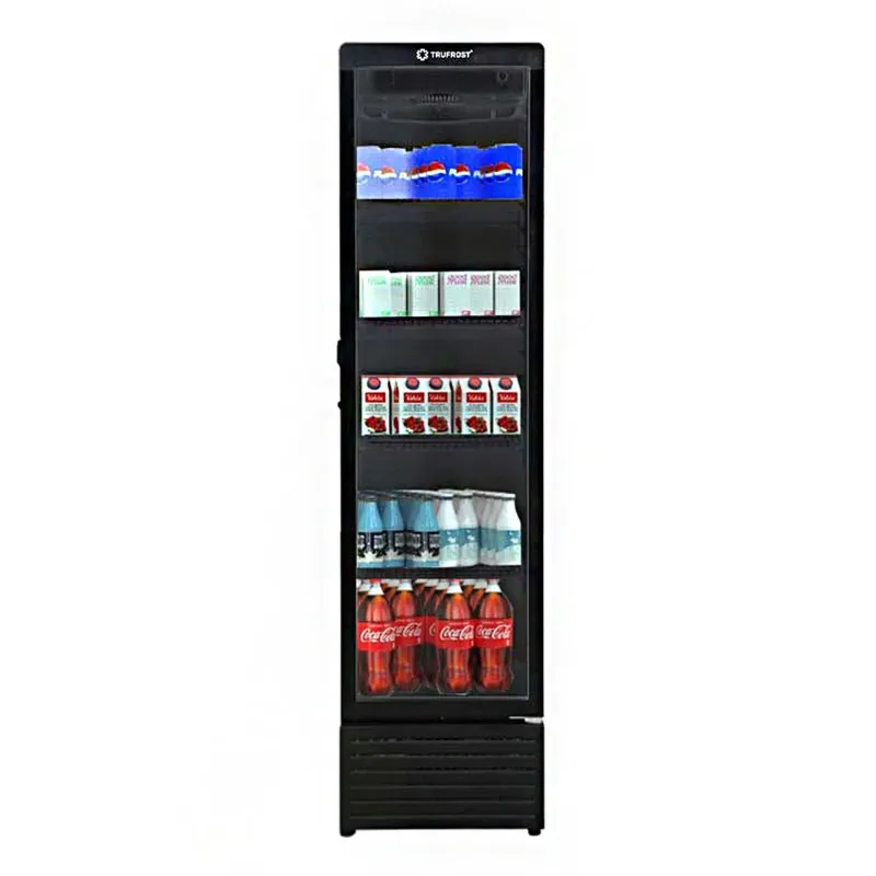 TRUFROST 300 Litre (Model : VC 300) Slim Italia Premium Single Door Visi Cooler Capacity R600a Refrigerant, 170 W