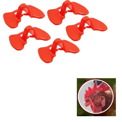 GKI POULTRY Small Nose Clips For Hens To Prevent Chicken From Pecking (Pack of 25)