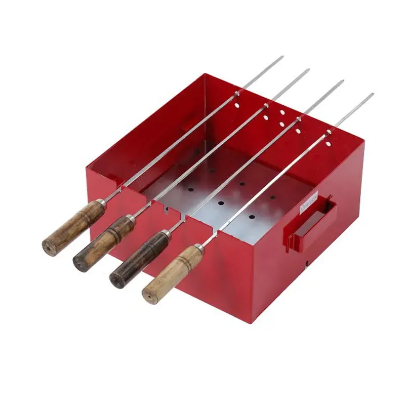BIOFLAME PEPL 10 Inch Smokeless Portable Barbeque Grill with Accessories