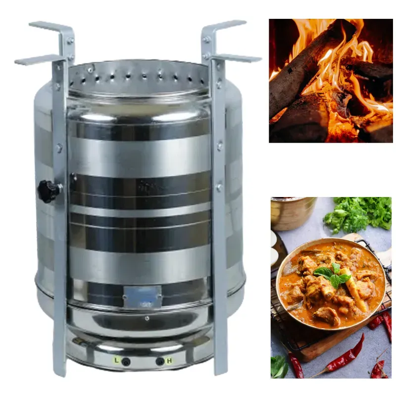 BIOFLAME PEPL Smokeless Wood Burning Cooking Stove for Hotel & Restaurant with 6 Months Warranty