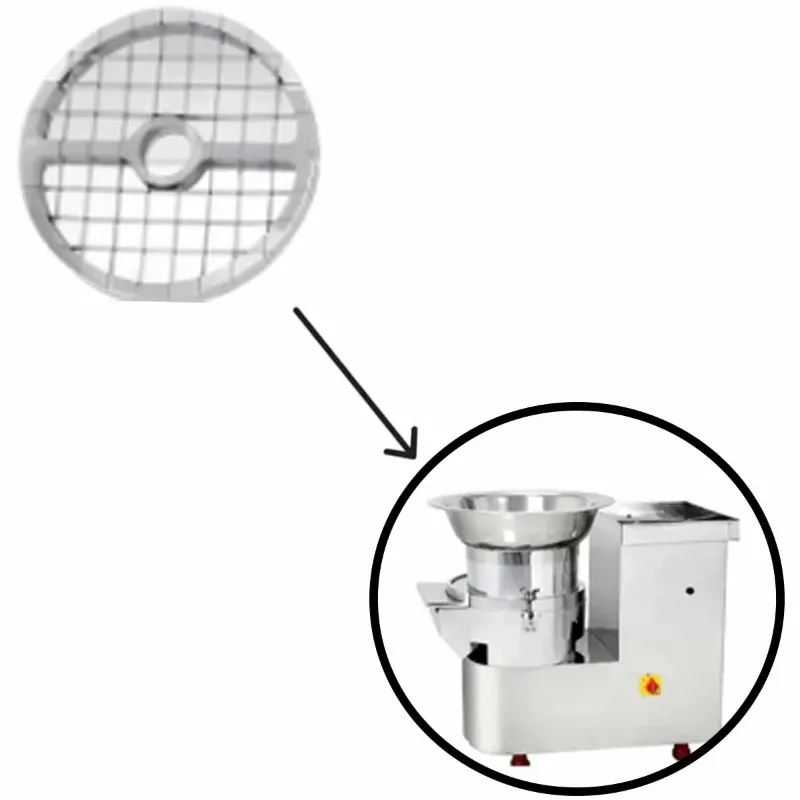 20 mm Square Blade For 2 HP Motor Operated Stainless Steel Body Vegetable Cutter Machine