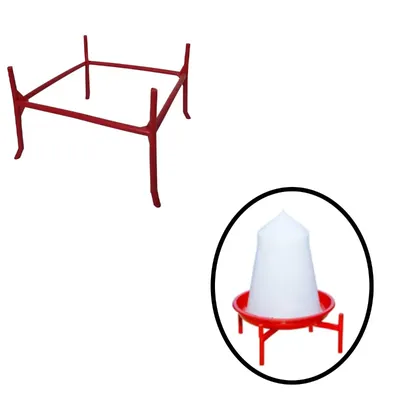 GKI POULTRY Square Stand For Poultry Drinkers (Pack of 5 Pcs)