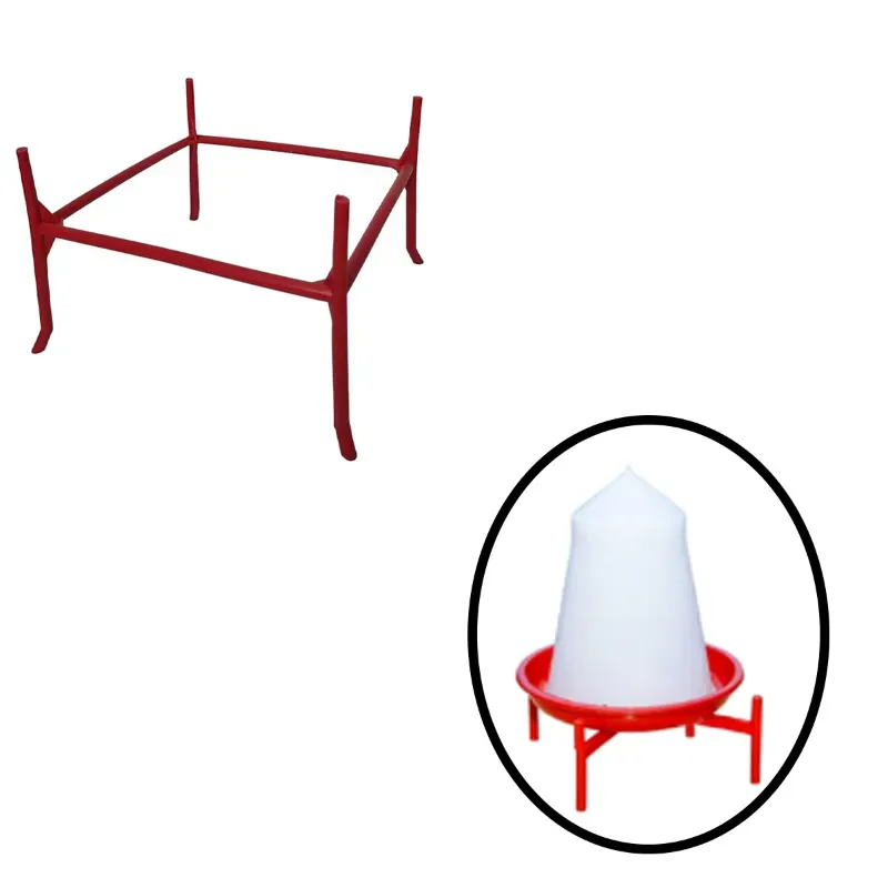 GKI POULTRY Square Stand For Poultry Drinkers (Pack of 5 Pcs)