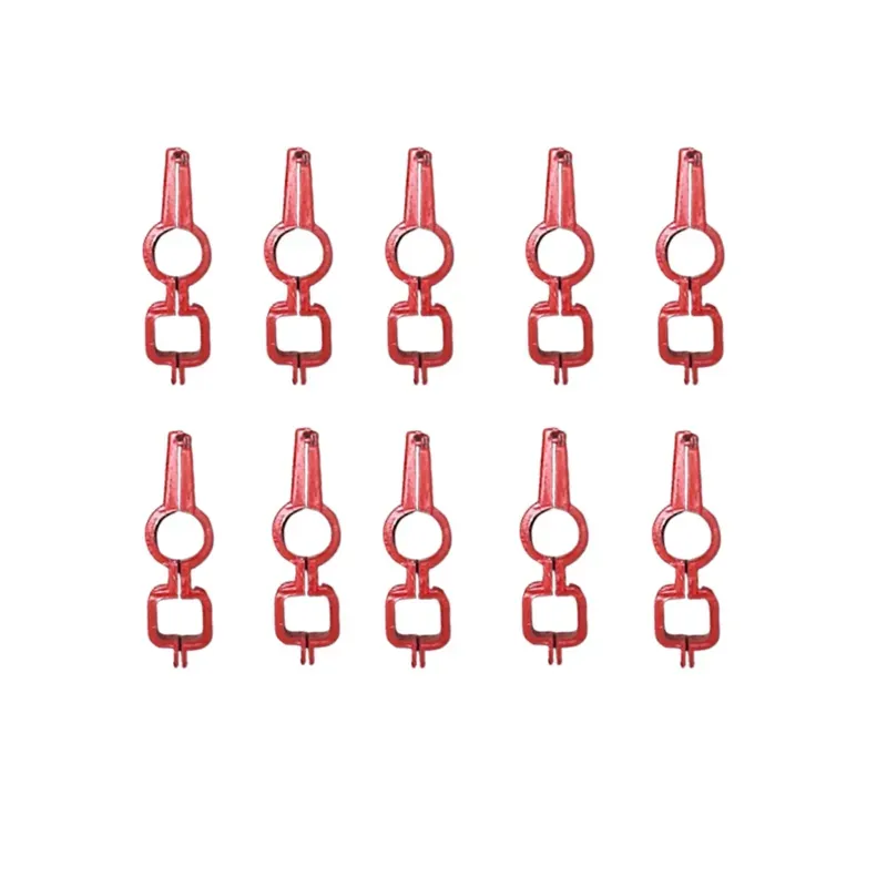 Square To Round Pipe Clamp For Poultry Farms (Pack-10 Pcs)