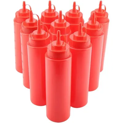(Pack of 10) Plastic Squeeze Bottle for Multipurpose Use (Size-710 ml)