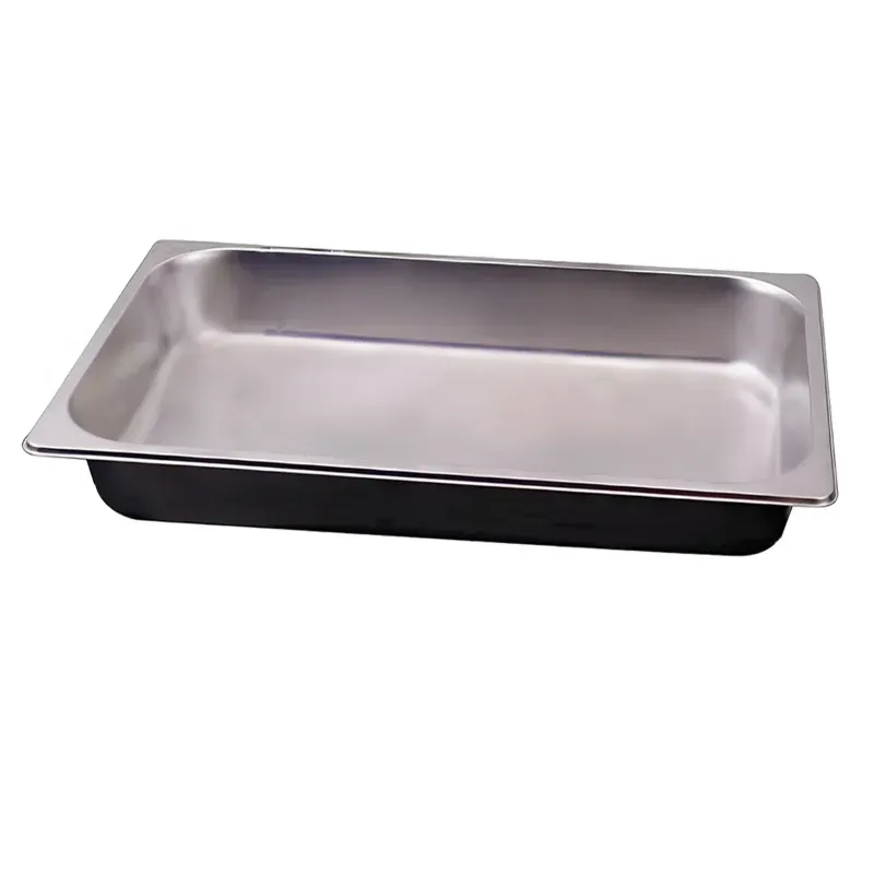 Stainless Steel 1/1 100 mm Depth GN Pan (Pack of 2)
