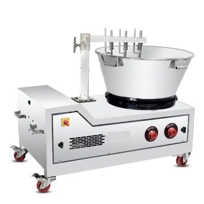 Megasun 0.5 H.P. Electric Motor 55 Litre Milk Mawa Khoya Making Machine Stainless Steel Body 47 x 26 x 32 Inch