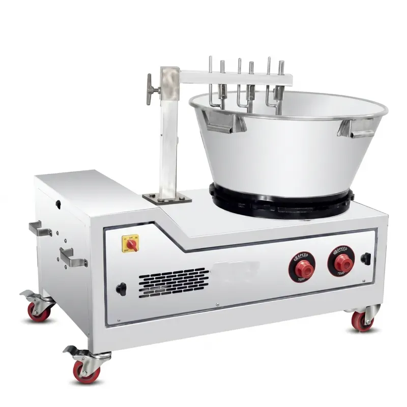 Megasun 0.5 H.P. Electric Motor 55 Litre Milk Mawa Khoya Making Machine Stainless Steel Body 47 x 26 x 32 Inch