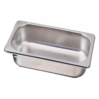 Stainless Steel 1/4 100 mm Depth GN Pan, Pack of 4