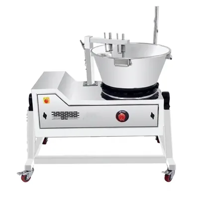 Megasun 0.5 H.P. Electric Motor 55 Litre Tilting Milk Mawa Khoya Making Machine Stainless Steel Body 52 x 26 x 56 Inch