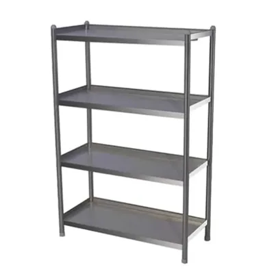38 x 18 x 72 Inch, 4 Shelves Rack With SS Body For Commercial Kitchens, Restaurants, Bakeries