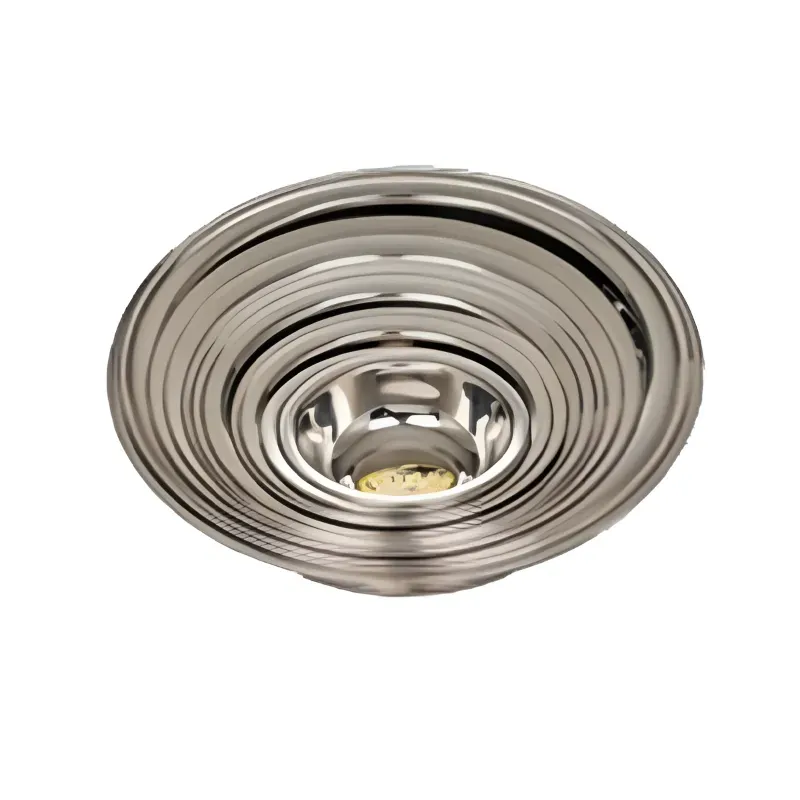 Mira Steels Steel 12 no Basin Bowl with Stainless Steel Body (Pack of 6)