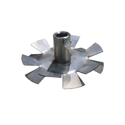 6 Teeth Flower SS Blade For 500 L Stirrer Machine