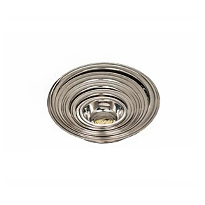 Mira Steels Steel (Pack of 6) 19 no Stainless Steel Basin Bowl for Catering Service